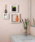 Five Simply Smart Set 3 Würfelwandregale drei Größen aus weißem MDF EAN 3560234489806