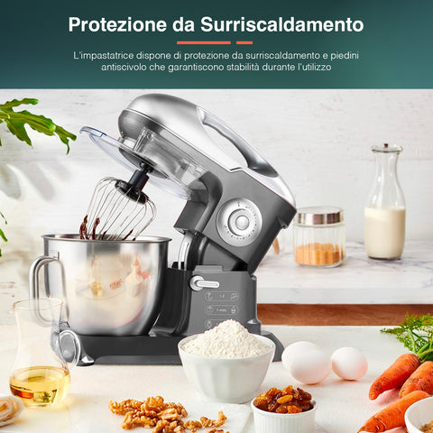 Bild-4-jordan-casa-Planetenrührmaschine-multifunktional-10-Geschwindigkeiten-8l-1900W-EAN-0805698117432