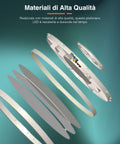LED-Deckenleuchte aus hochwertigen Materialien: Gehäuse aus Polycarbonat und Diffusor aus Acryl, widerstandsfähig und langlebig