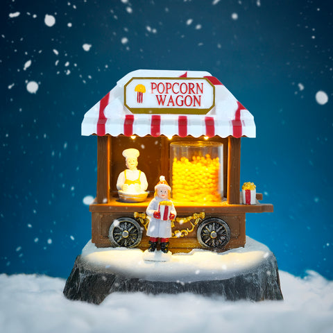 Bild-4-saint-joy-animierter Weihnachts-Popcornladen mit LED-Leuchten-ean-8050043127082