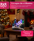 Saint Joy animiertes Weihnachtsdorf Glimmerpine mit LED Lichtern Musik und beweglicher Bahn EAN 8050043127464