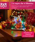 saint joy animiertes Weihnachtsdorf northlight mit LED-Lichtern Musik und drehbarem Baum EAN 8050043127457