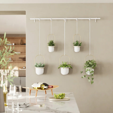 Bild-4-umbra-set-5-hängende-Blumentöpfe-mit-Stange-weiß-ean-028295374866