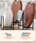 avilia home platzsparende vertikale Geschirrabtropfgestelle Set mit 4 Metallteilen 2 Größen platzsparend EAN 8052879010972