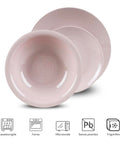 Bild-5-Avilia-Geschirrset-18-teilig-aus-Porzellan-Twist-Rosa-EAN-8056897155233