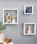 Five Simply Smart Set 3 Würfelwandregale drei Größen aus weißem MDF EAN 3560234489806