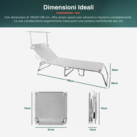Bild-5-Garden-Friend-klappbare-Strandliege-mit-Sonnenschirm-aus-Aluminium-2x1-weiß-EAN-8023755055554