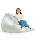 Bild-5-King-Collection-Sitzsack-aus-Nylon-65x62cm-Weiß-EAN-8023755045982