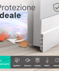 kombo selbstklebende Bürstenfußleiste 1m aus PVC wärme und schalldämmend EAN 8055384191730