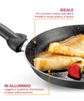 Pensofal Crêpepfanne 27cm antihaftbeschichtet in Steinoptik für Induktion und alle Herdarten EAN 8020173085231