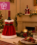 saint joy copri bottiglia natale set 2 pezzi cappotto e abito con cintura ean 8050043128423