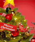 Bild-5-Saint Joy Christbaumspitze mit Stern und drehendem Schlitten-EAN-8050043127143