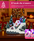 Saint Joy animiertes Weihnachtsdorf Glimmerpine mit LED Lichtern Musik und beweglicher Bahn EAN 8050043127464