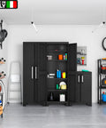 Bild-5-toomax-hoher-Schrank-mit-2-Türen-und-4-verstellbaren-Einlegeböden-37x65x173cm-EAN-8009371021715