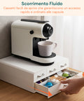 avilia home Organizer für Kaffeepads und Kapseln mit 4 Schubladen platzsparendes Design EAN 8052879010583