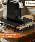 avilia home Kapselhalter für 36 Kaffeekapseln mit ausziehbarer Metallschublade und rutschfester Basis ean 8052879011269
