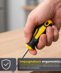 Daimann professionelles magnetisches Schraubendreher Set 43 teilig mit Koffer Schraubendreher Set mit Magnetisierer und Entmagnetisierer rutschfesten Bits und ergonomischem Griff EAN 8056590070451