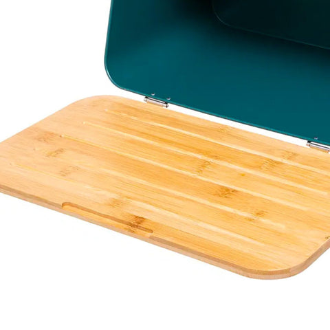 Bild-6-five-simply-smart-Brotkasten-und-Schneidebrett-37-cm-petrolblau-EAN-3560237597850