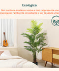Garden Friend Areca-Palme aus Polyethylen mit 33 Blättern und Topf mit Moos 160cm EAN 8023755056483