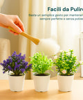 Garden Friend Set aus 3 künstlichen Zimmerpflanzen mit modernen Töpfen für Haus oder Büro EAN 8023755068431