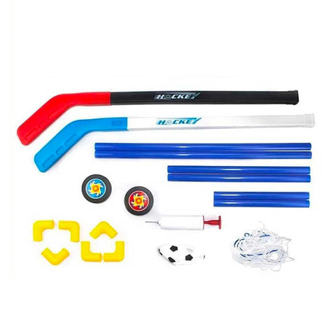 Bild-6-giaquinto-2-in-1-Sportset für Fußball mit Ball und Hockey mit Tor-EAN-8056448013654