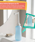 Keiki tragbares Wochenbett Bidet aus EVA 450 ml mit abgewinkelter 60 Grad Düse und Rückholfunktion EAN 8056590110126