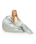 Bild-6-King-Collection-Sitzsack-aus-Nylon-65x62cm-Weiß-EAN-8023755045982