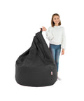 bild-6-king-collection-sitzsack-aus-nylon-65x62cm-schwarz-ean-8023755045975