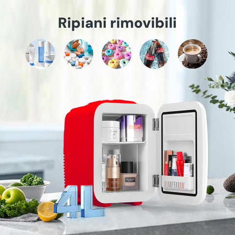 Bild-6-kumtel-Mini-Kühlschrank-eintürig-4-l-42-W-rot-EAN-8694740430085
