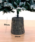 Weihnachtsbaumständer in Form eines Baumstamms 33x27xh55cm
