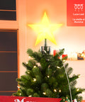 Bild-6-Saint Joy Christbaumspitze mit Stern und drehendem Schlitten-EAN-8050043127143