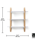 Bild-6-Umbra-Wandregal-3-Ebenen-aus-weißem-Holz-EAN-028295357784