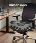 Avilia Home ergonomisches Haltungskissen aus Memoryschaum U Form für Beine und Hüften 44x37x9 cm EAN 8052879011191