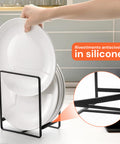 avilia home platzsparende vertikale Geschirrabtropfgestelle Set mit 4 Metallteilen 2 Größen platzsparend EAN 8052879010972