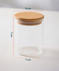 Avilia Set mit 15 Glasbehältern für Kerzen 170 ml mit Bambusdeckel EAN 8056819053593