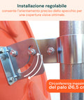daimann Sicherheitsparabolspiegel 60 cm mit Befestigungsbügeln EAN 8056590070406