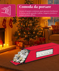 Saint Joy Geschenktasche für Karten mit Reißverschluss und transparentem Fenster aus Oxfordstoff EAN 8050043127532