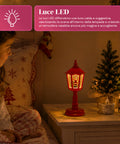 saint joy lampada natalizia con neve luci led e musica usb 2 colori ean 8050043128195