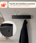 avilia home Wandgarderobe im modernen Design mit 5 versenkbaren Haken EAN 8052879010736