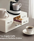 avilia home Organizer für Kaffeepads und Kapseln mit 4 Schubladen platzsparendes Design EAN 8052879010583