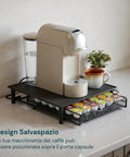avilia home Kapselhalter für 36 Kaffeekapseln mit ausziehbarer Metallschublade und rutschfester Basis ean 8052879011269