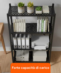 avilia home klappbares mobiles Regal mit 4 Ebenen und feststellbaren Schwenkrädern EAN 8052879010484