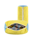 avilia home set 2 Wäschebeutel für Waschmaschine und Trockner aus Chenille für Schuhe und empfindliche Kleidungsstücke 30x20x15 cm kratzfester Schutz mit Reißverschluss ean 8052879011184
