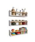 avilia home set 3 Wandregale für Kinder aus robustem Holz 40x12 cm Tragfähigkeit 3kg ean 8052879011672