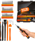 daimann kit 38 in 1 Präzisionsreparaturwerkzeug für Elektronik aus S2-Stahl mit magnetischen Bits ean 8056590070437