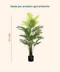 Garden Friend Areca-Palme aus Polyethylen mit 33 Blättern und Topf mit Moos 160cm EAN 8023755056483