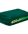 Kombo Olivenerntenetz dunkelgrün dornenfest aus HDPE 85 g/m² mit Verstärkungen und Ösen EAN 8055384191938