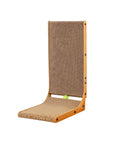 Puppy Lovers Kratzbaum für Katzen in L Form Höhe 68 cm robuster Kratzbaum aus Wellpappe und MDF Holz platzsparendes Design mit integriertem Ballspiel EAN 8054806950528