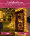 saint joy luci natalizie da esterno solari con telecomando 4 lunghezze ean 8050043128454