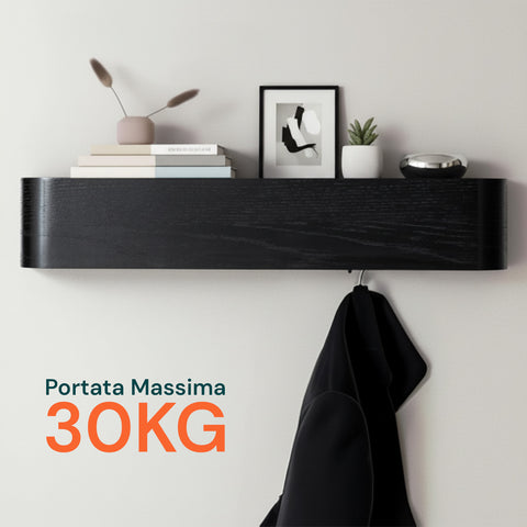 avilia home Wandgarderobe im modernen Design mit 5 versenkbaren Haken EAN 8052879010736